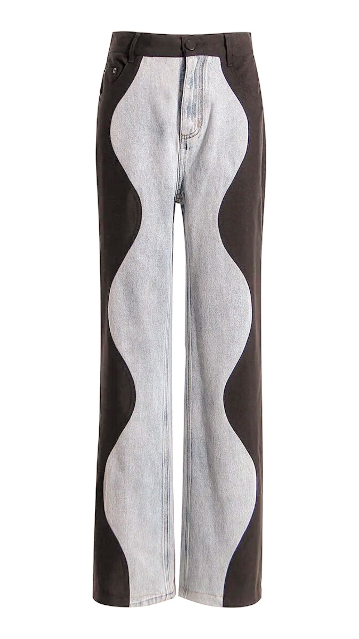 Yara Patchwork Baggy Jeans