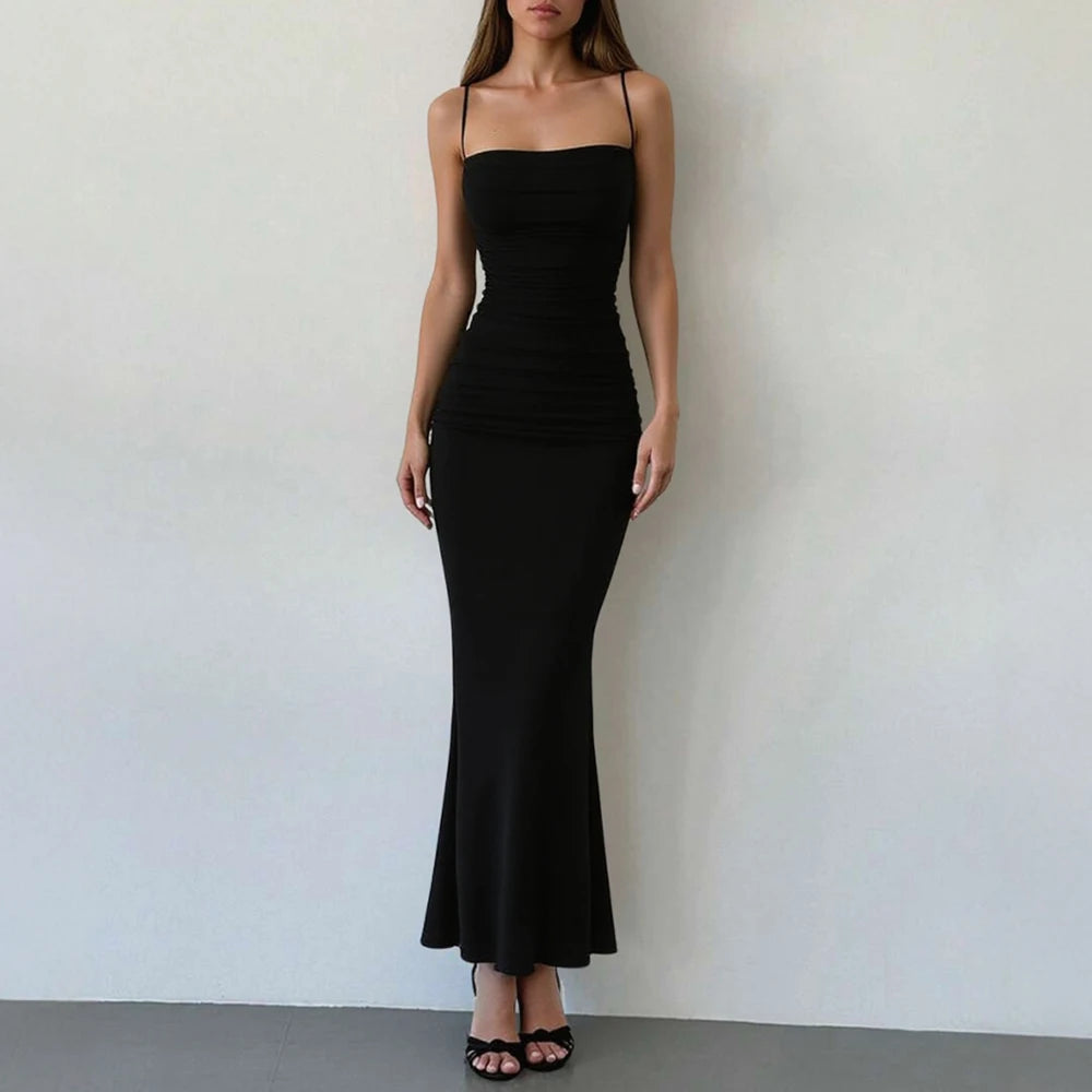 SEXY SLIM FIT EVENING MAXI DRESS