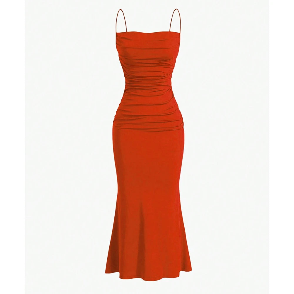 SEXY SLIM FIT EVENING MAXI DRESS