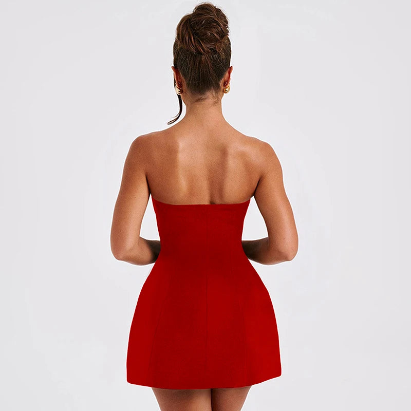 CHIC SOLID BODYCON MINI DRESS