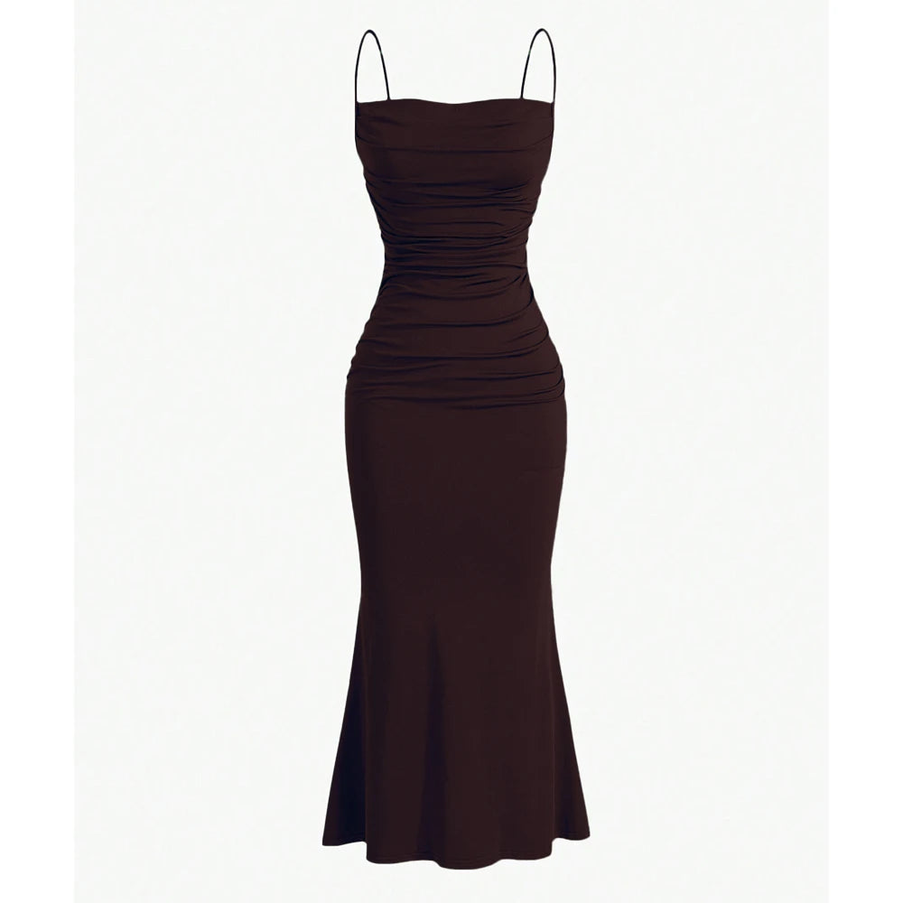 SEXY SLIM FIT EVENING MAXI DRESS