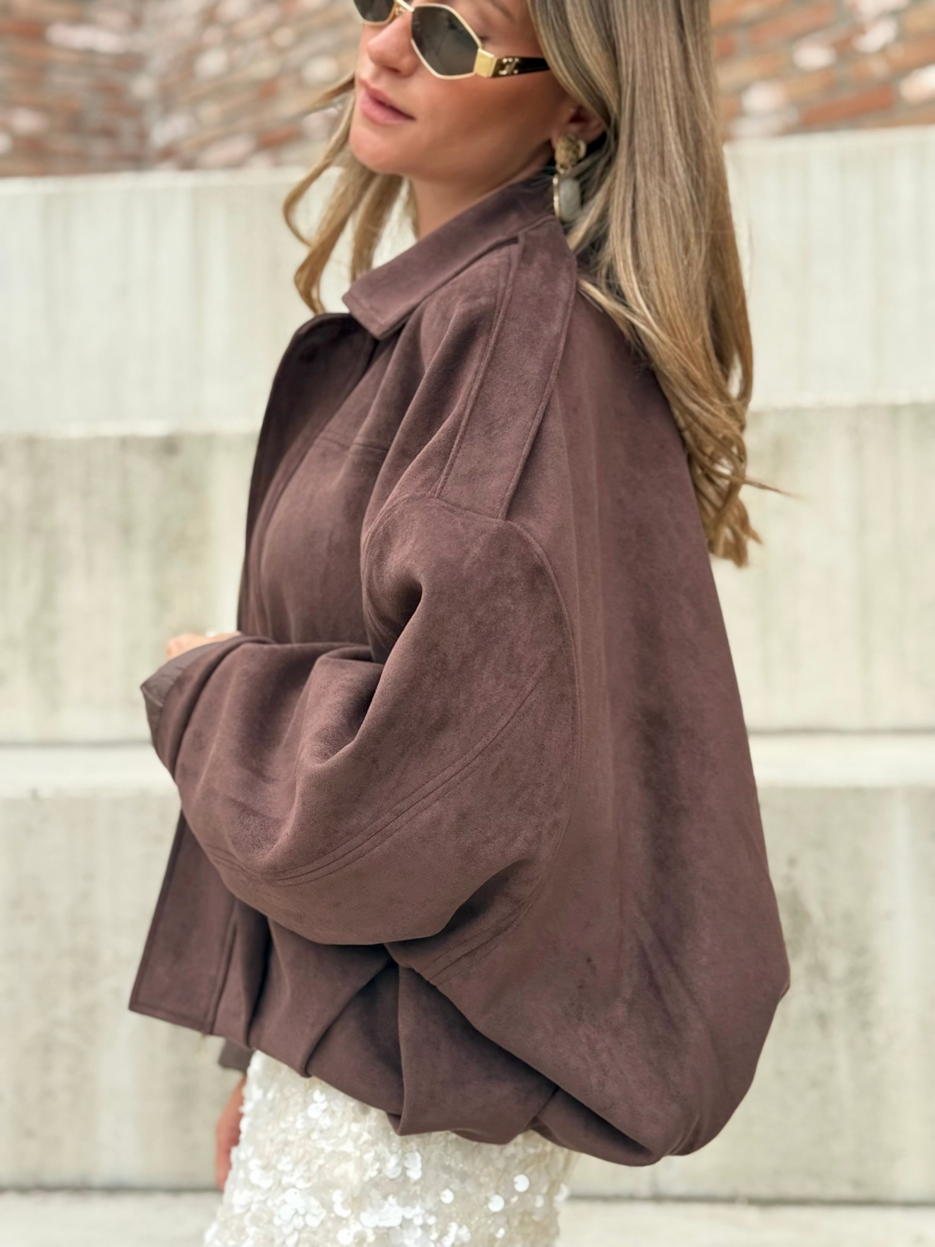 La veste Georgina marron