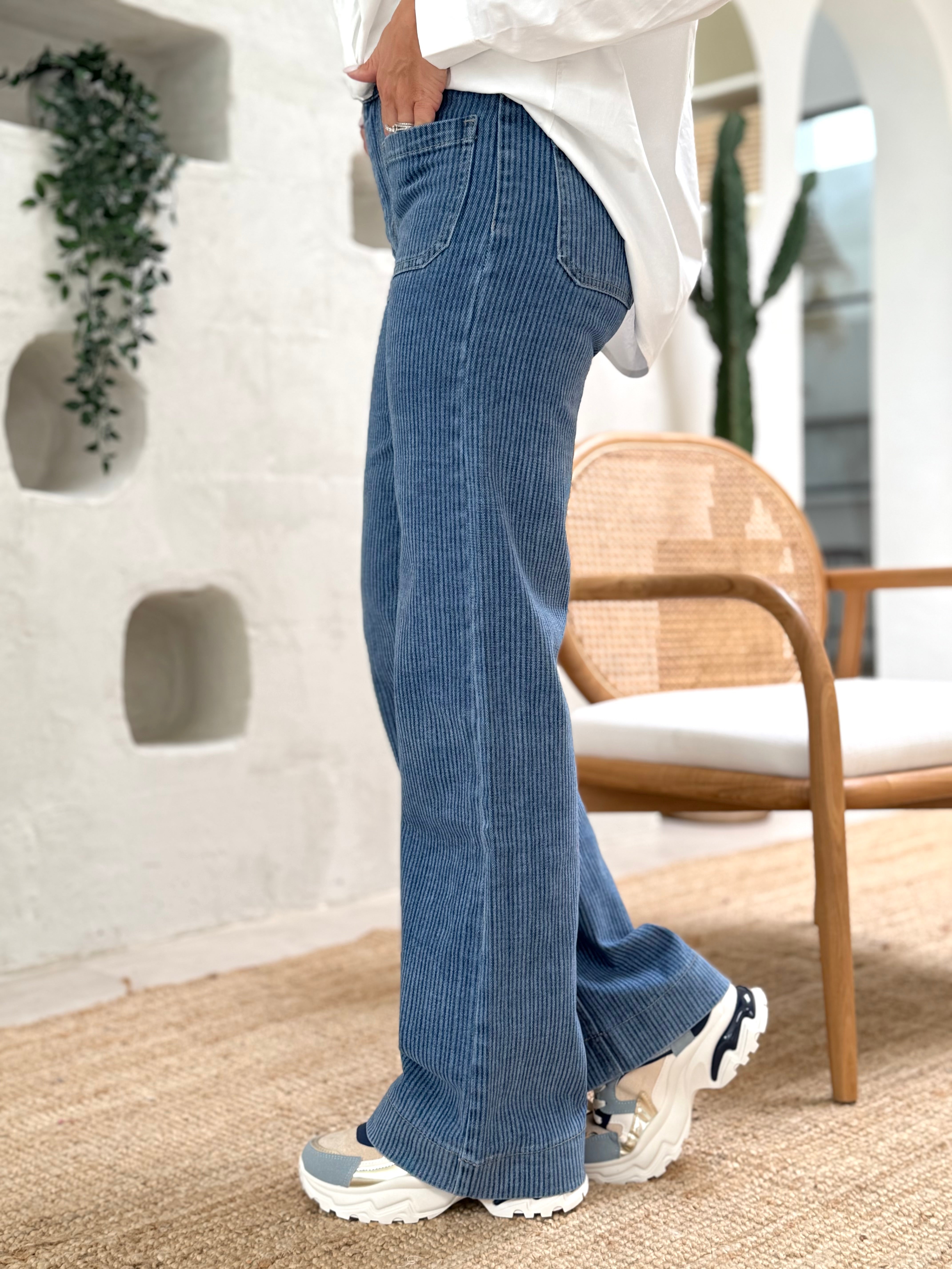 Le jeans Debora bleu