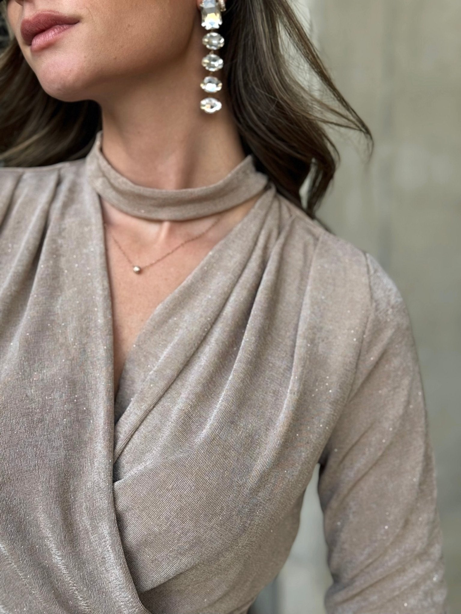 La blouse Hella beige