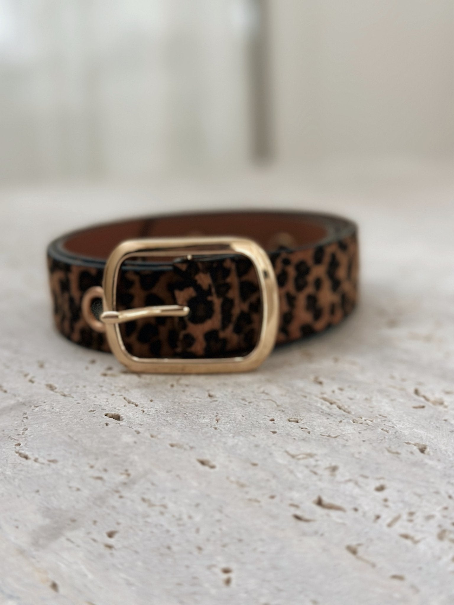 La ceinture Alia léopard