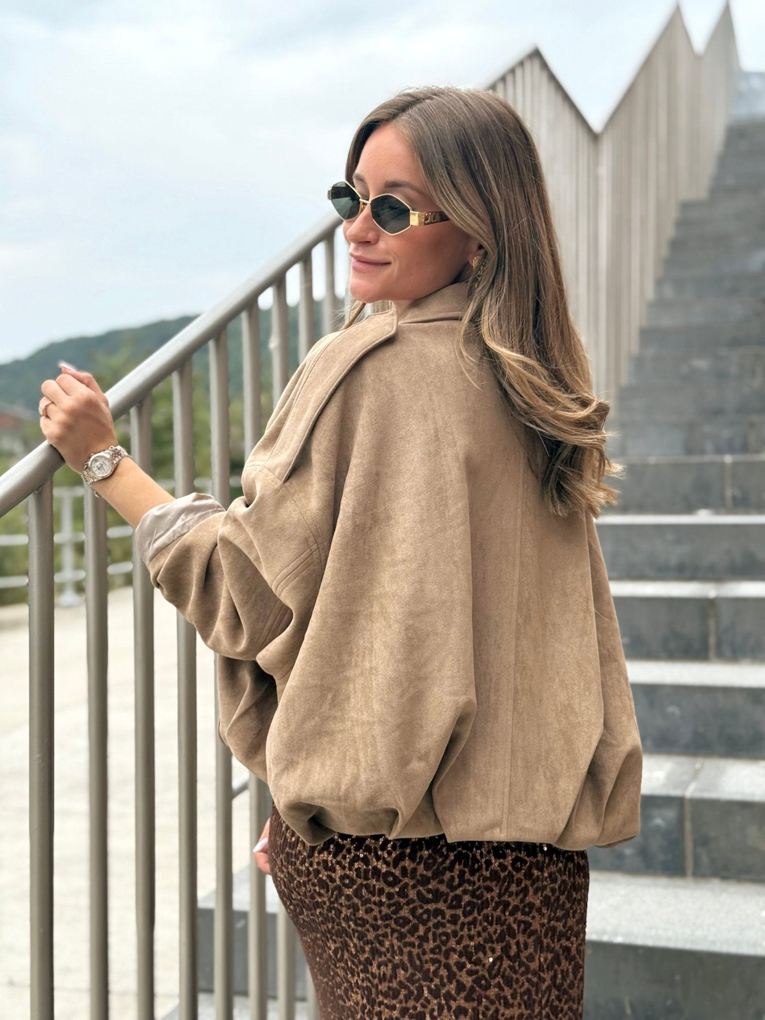 La veste Georgina beige