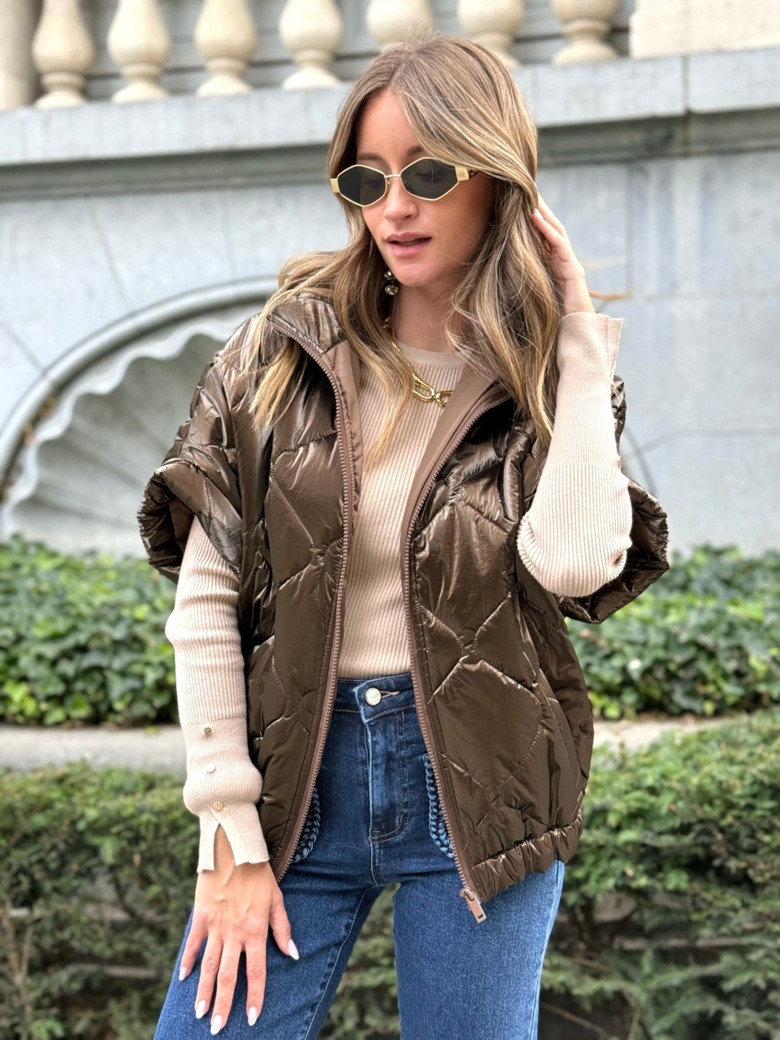 La veste Hailey marron