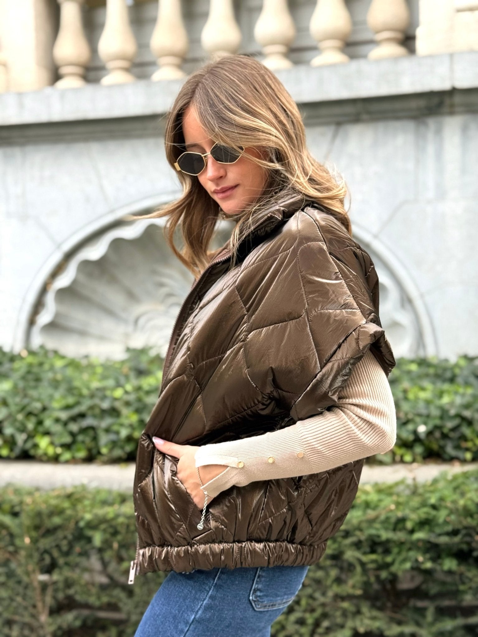 La veste Hailey marron