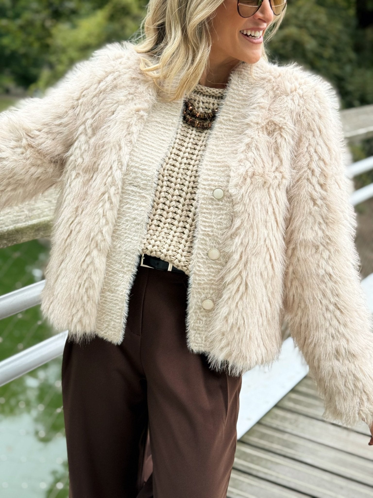 La veste Irina beige