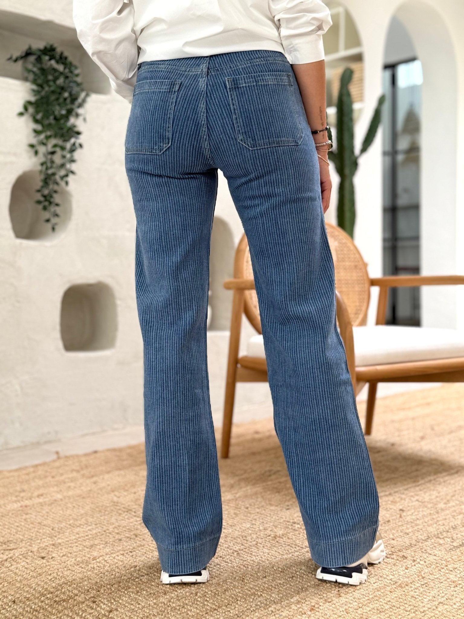 Le jeans Debora bleu