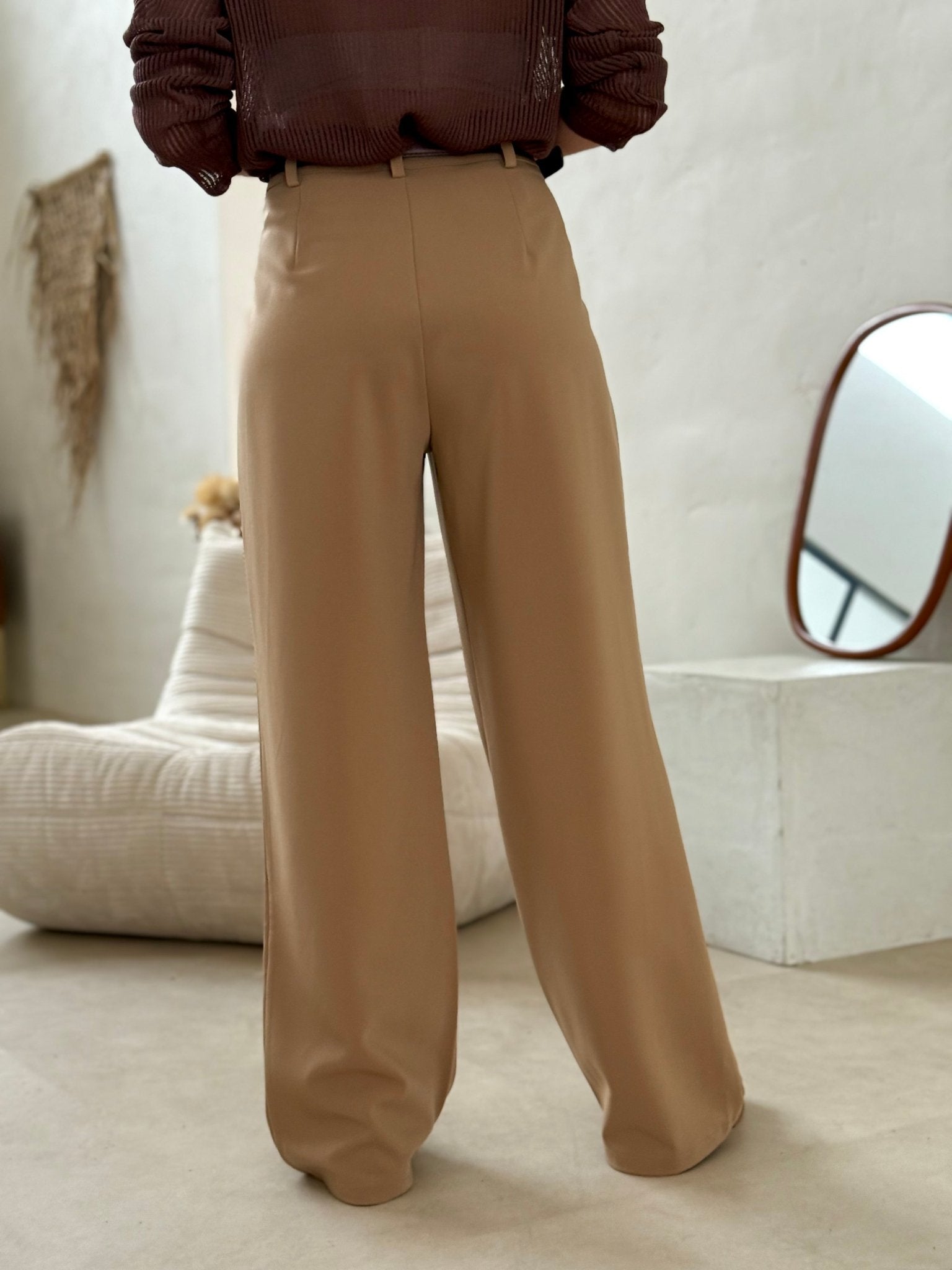 Le pantalon Ernestine beige