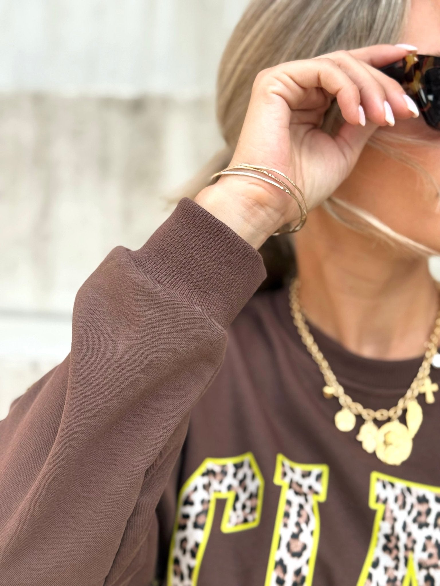 Le pull Fanny marron
