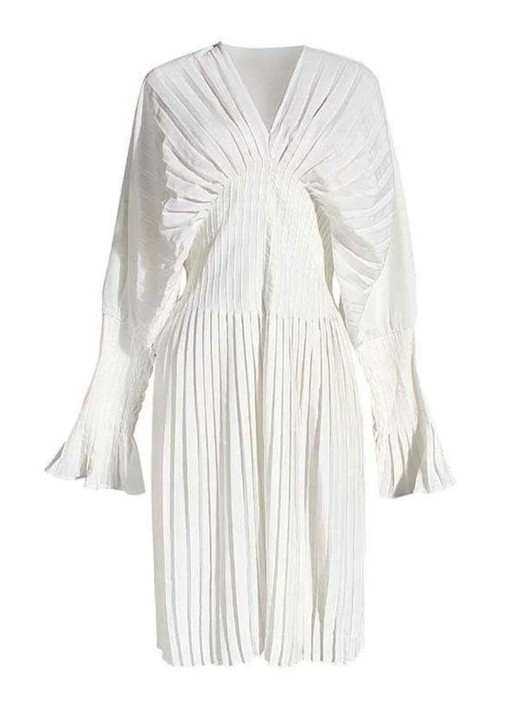 Mia Pleated Dress
