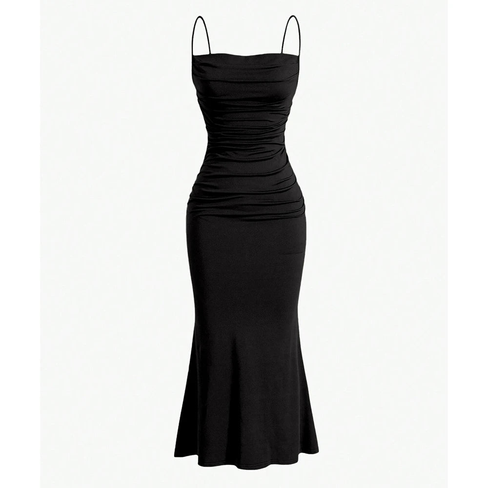 SEXY SLIM FIT EVENING MAXI DRESS