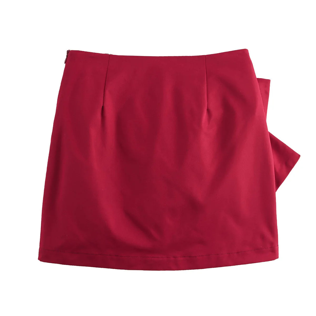 CHIC VINTAGE RED BOW MINI SKIRT