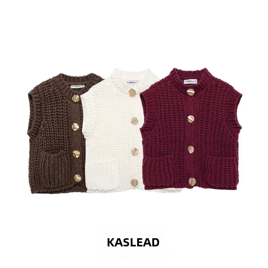 KNITTED WOOLEN VEST