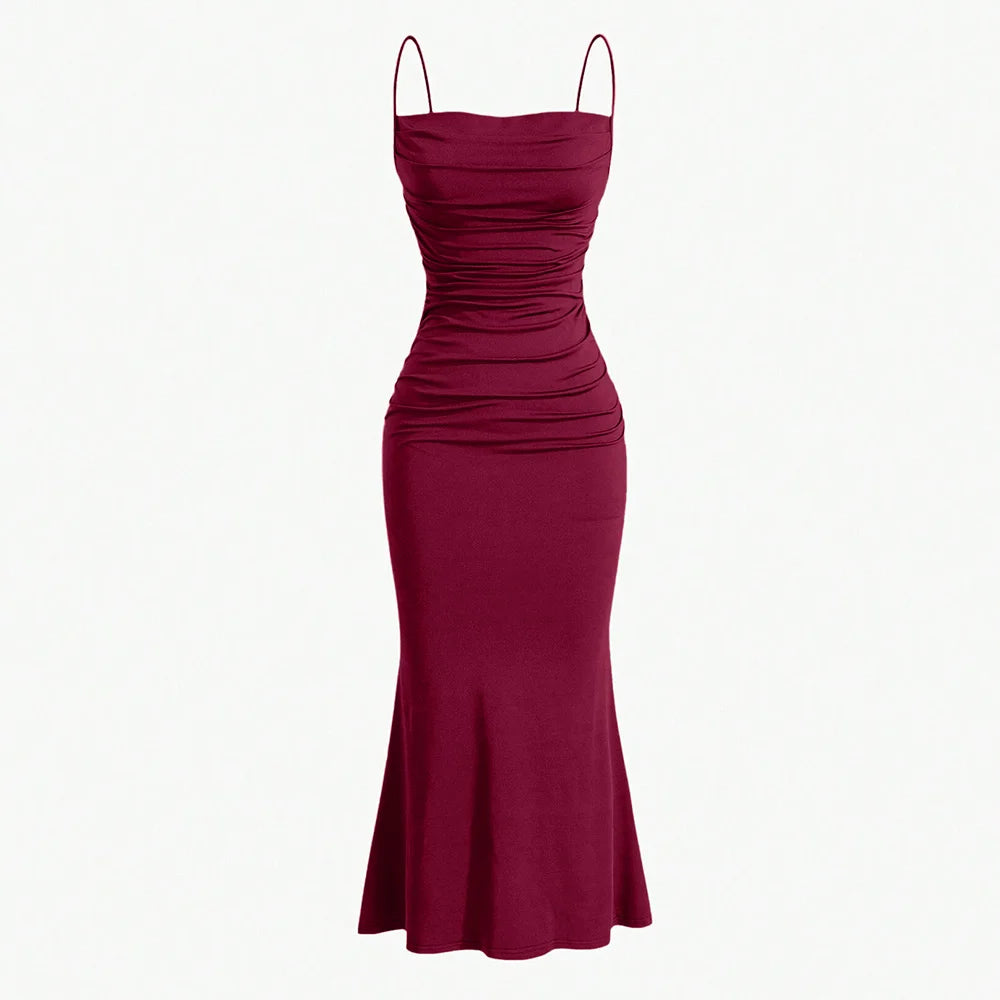 SEXY SLIM FIT EVENING MAXI DRESS