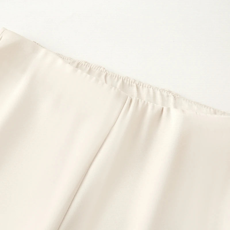 ELEGANT SATIN TWO-PIECE SET