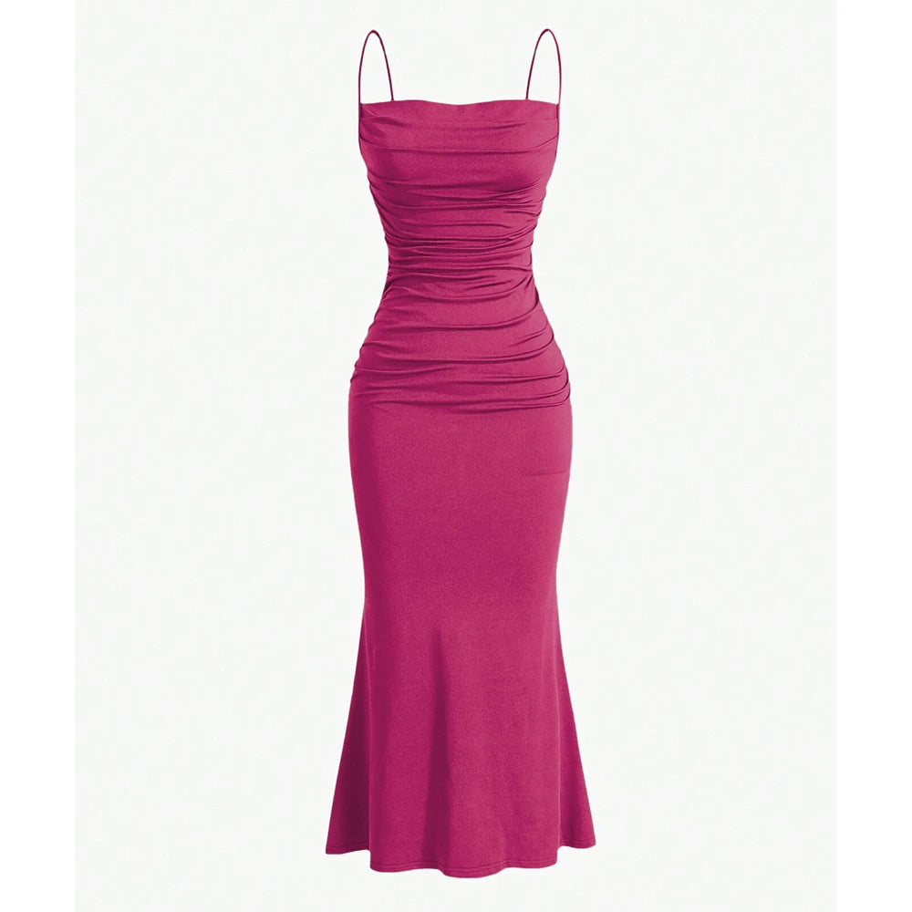 SEXY SLIM FIT EVENING MAXI DRESS