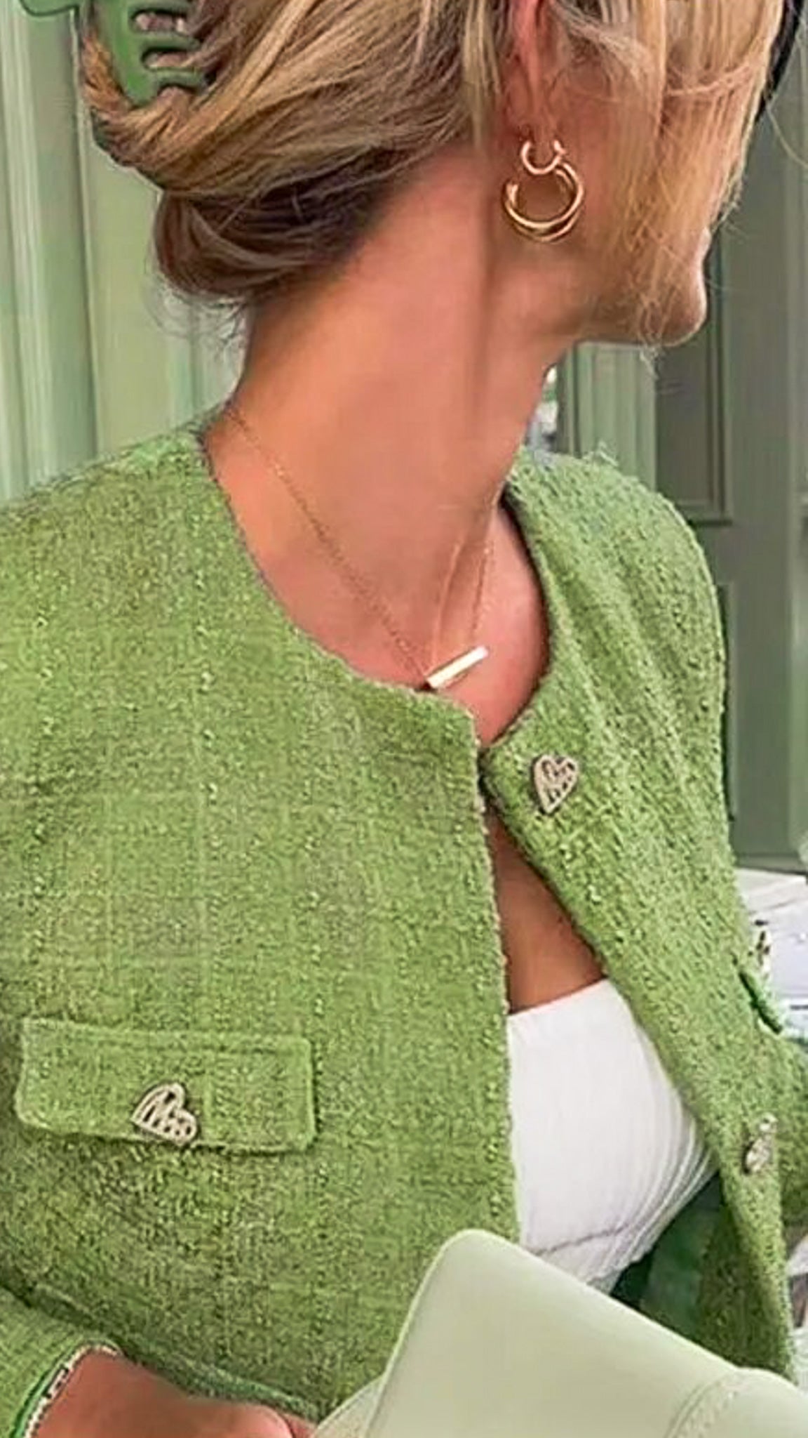Elara Tweed Jacket And Skirt Set