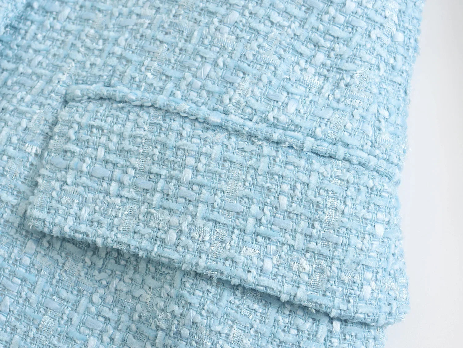TEXTURED TWEED SUIT JACKET FOR WOMEN