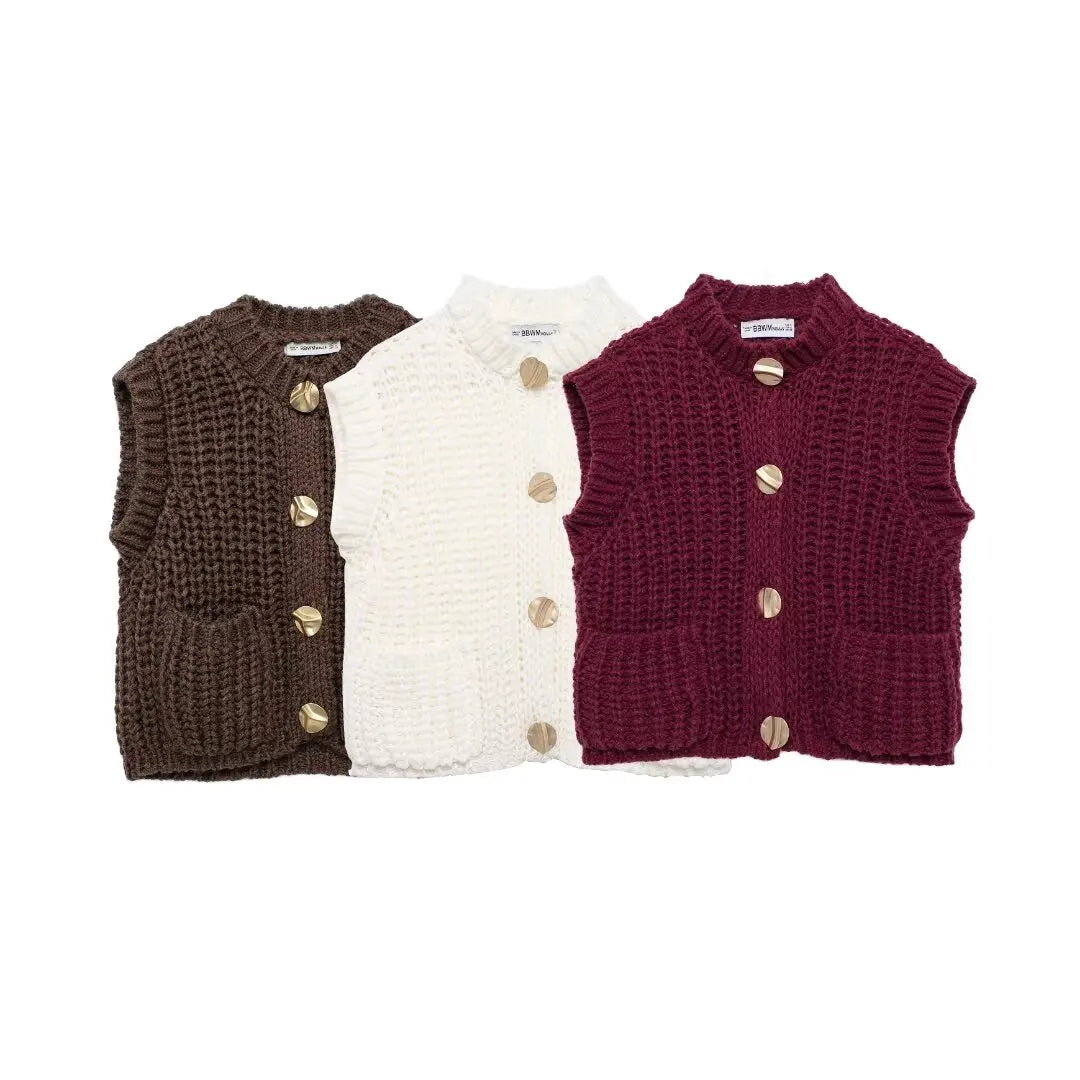 KNITTED WOOLEN VEST