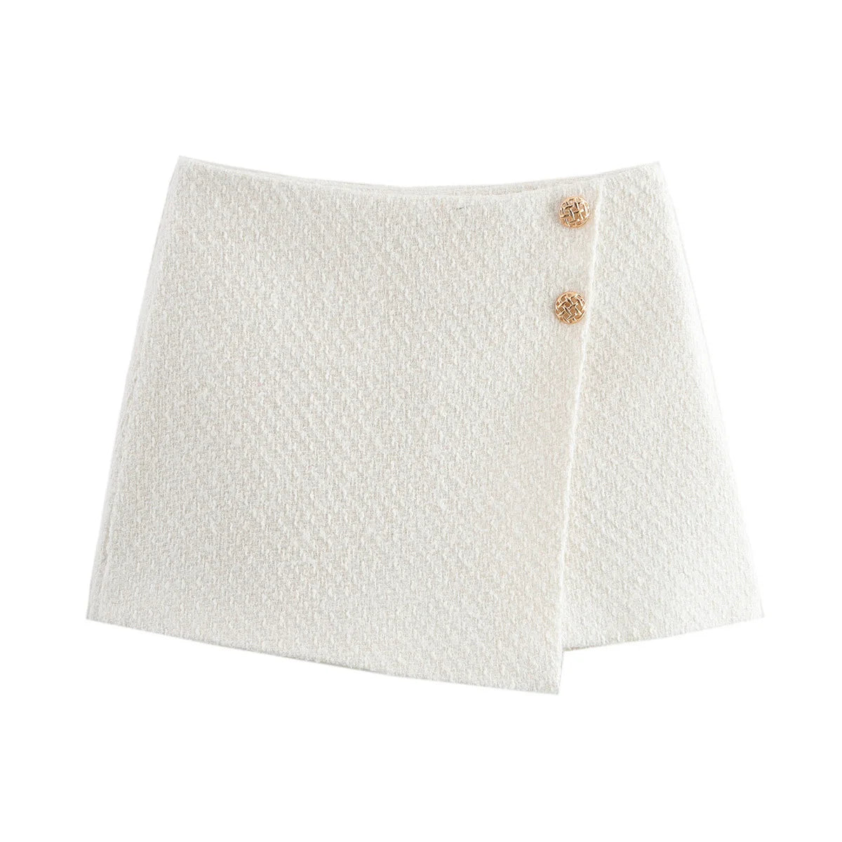 ZIPPED JACQUARD SKORT
