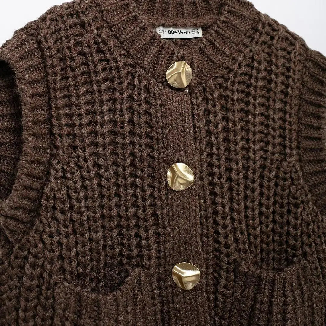 KNITTED WOOLEN VEST
