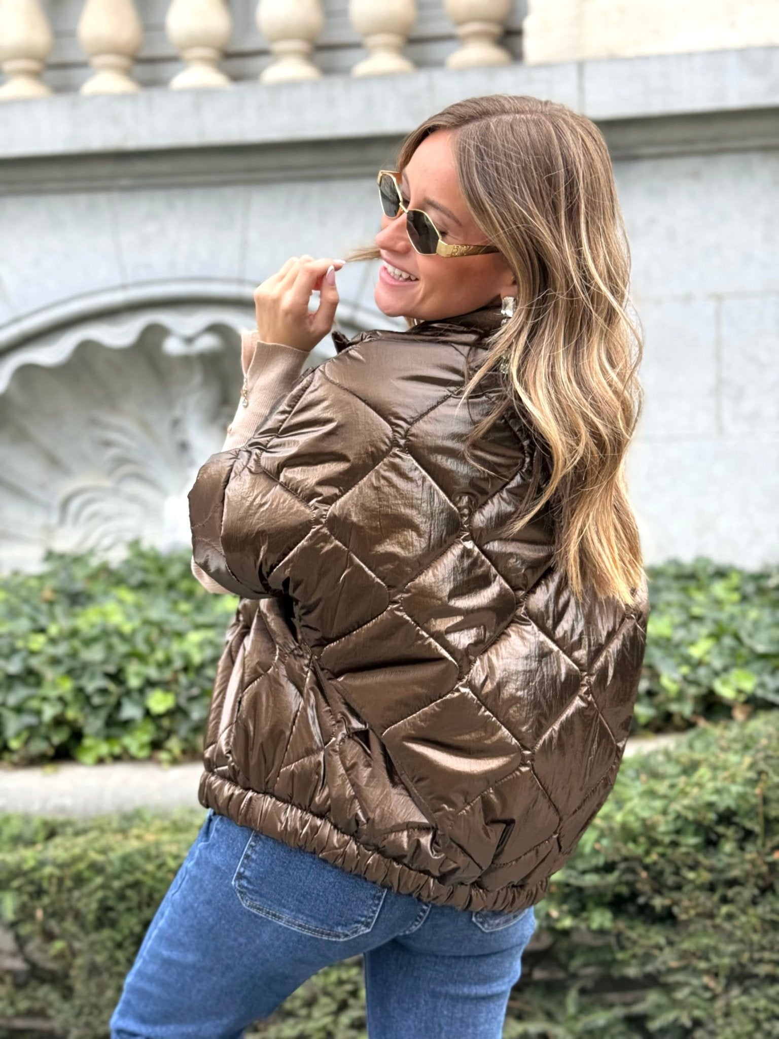 La veste Hailey marron