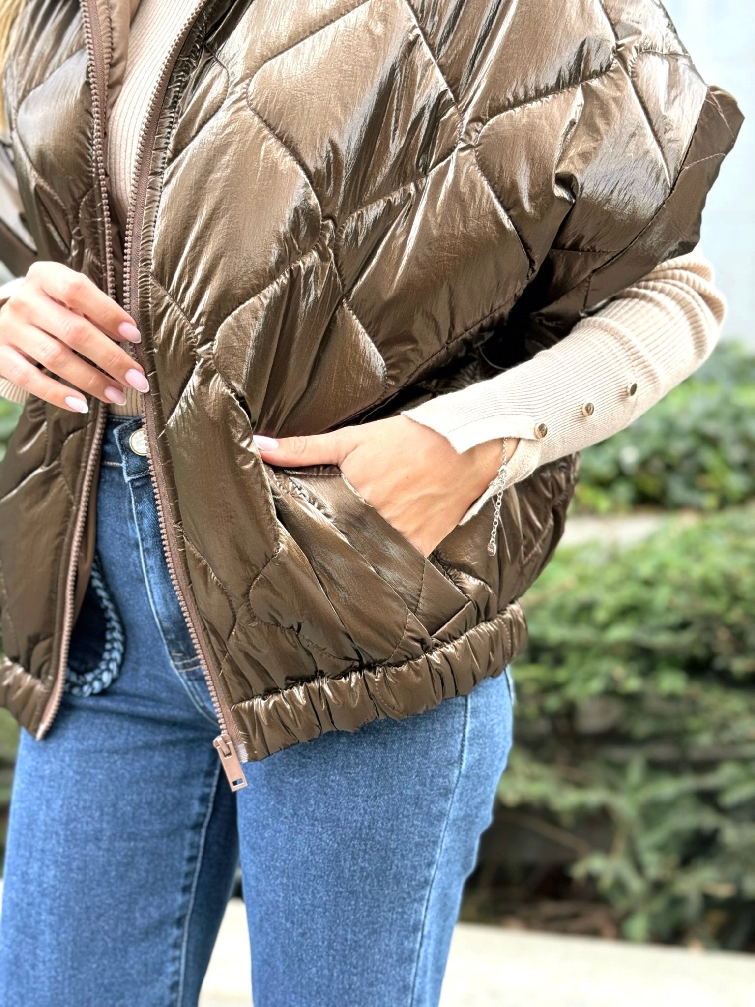 La veste Hailey marron