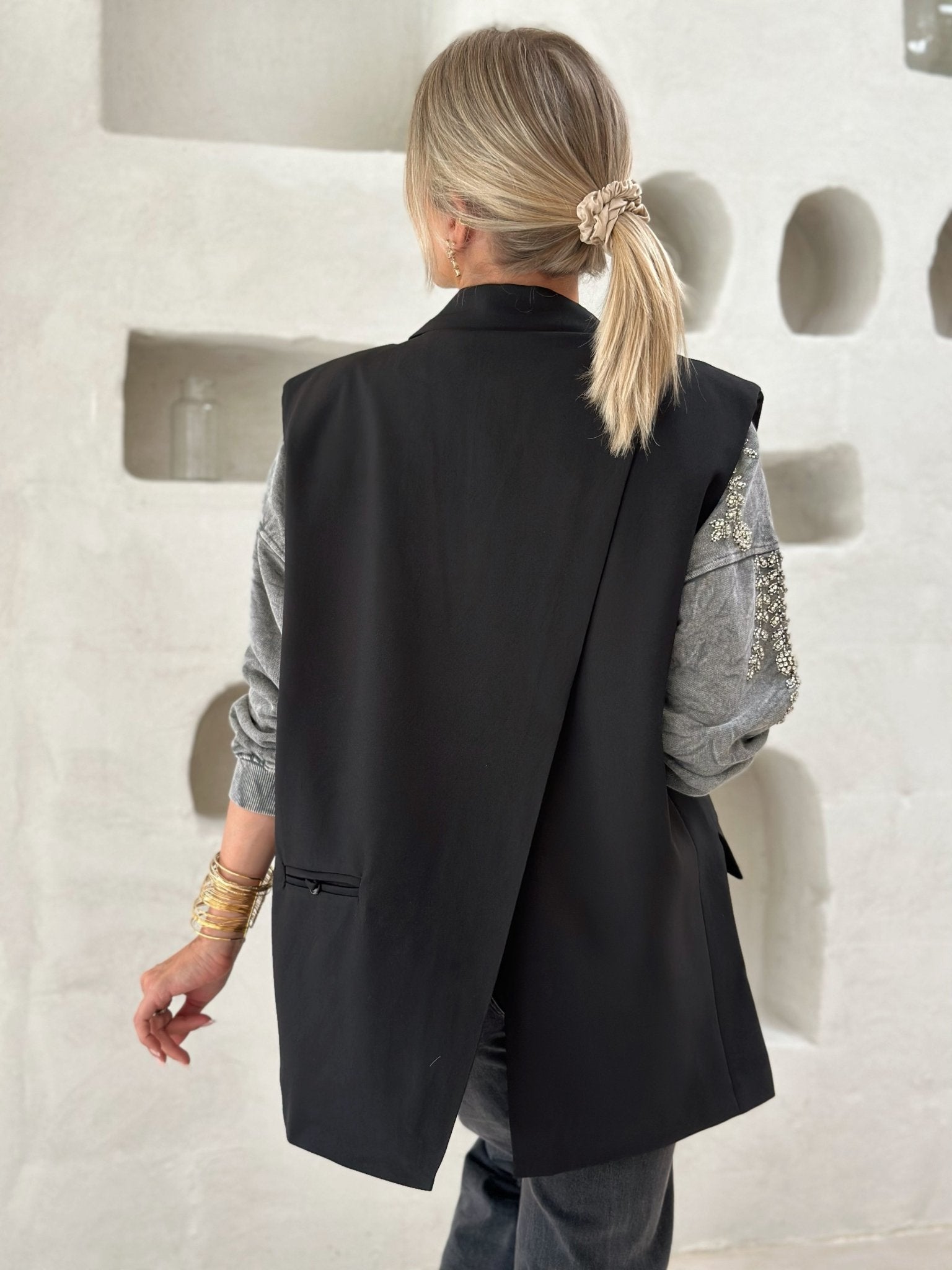 La veste sans manche Oria noir