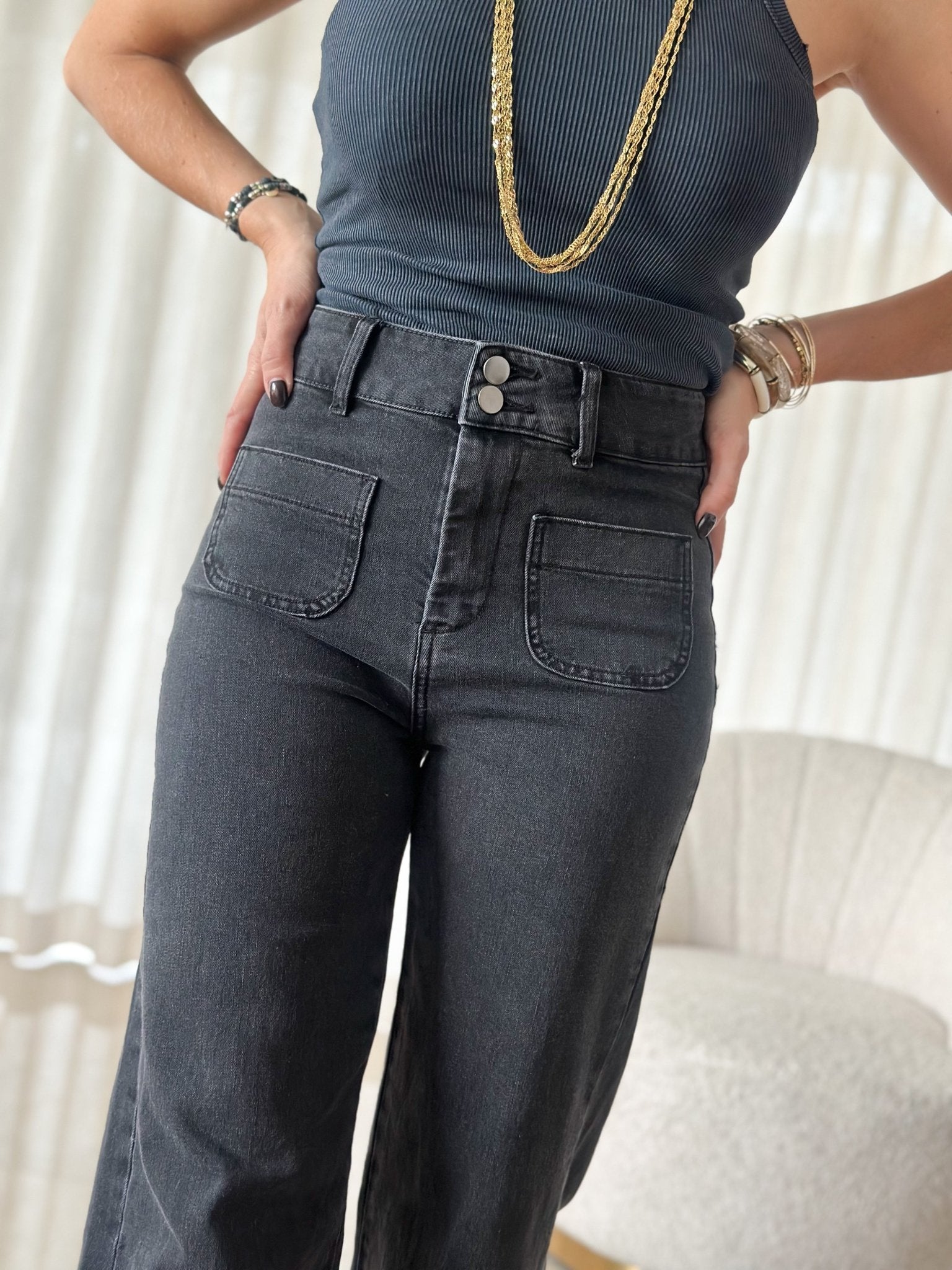 Le jeans gris Sophia