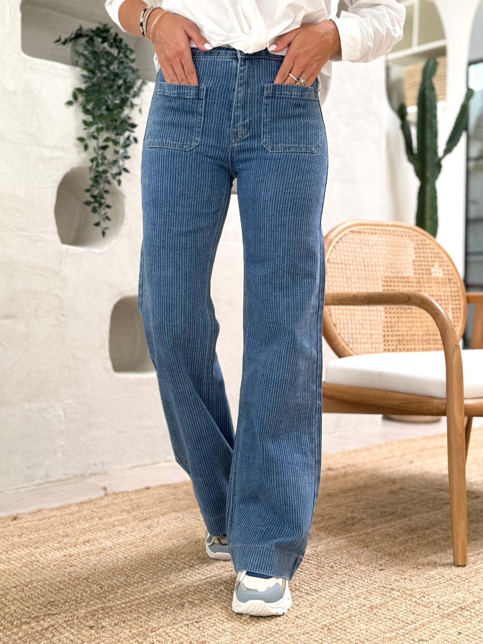 Le jeans Debora bleu