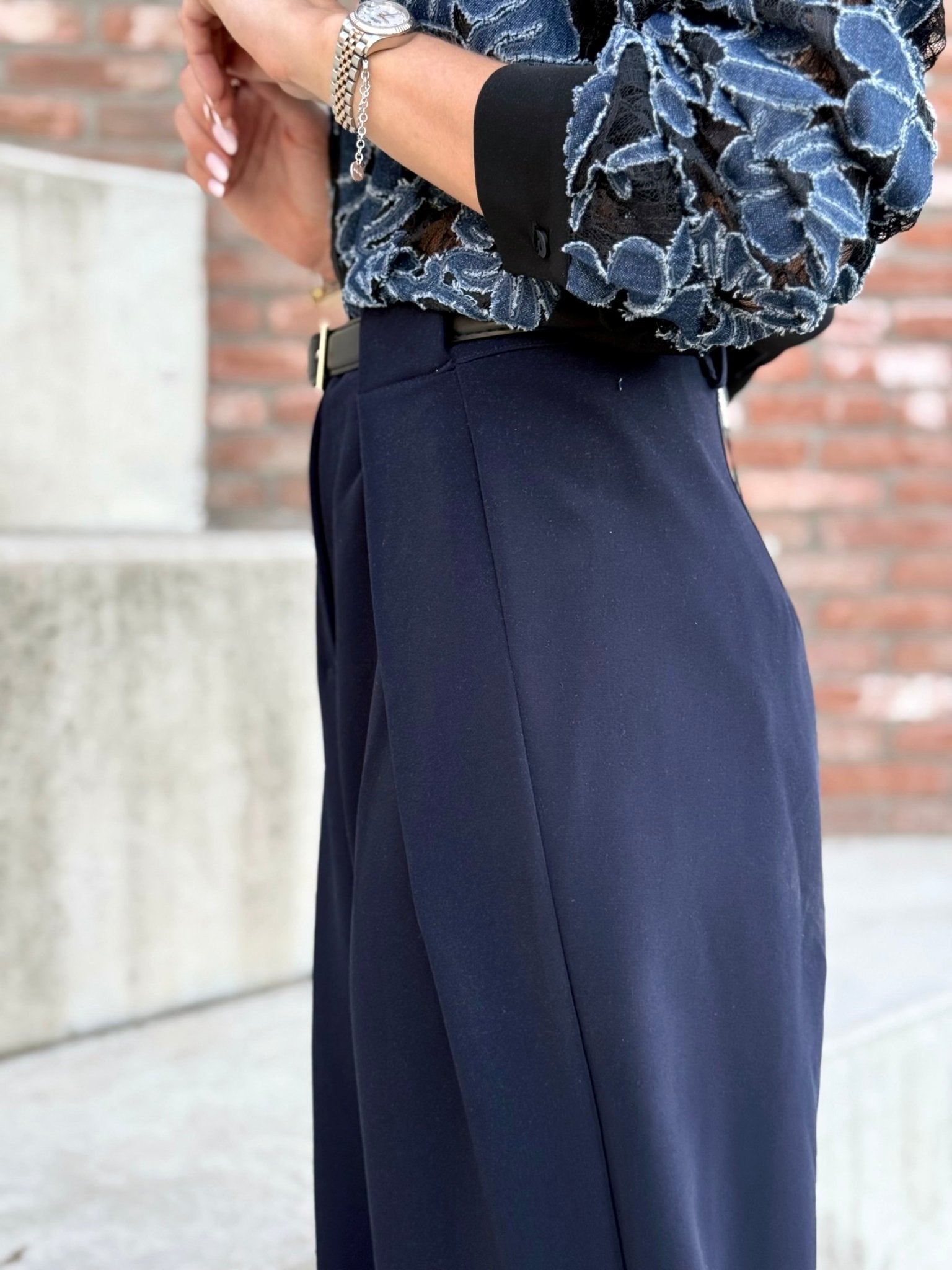 Le pantalon Ernestine bleu