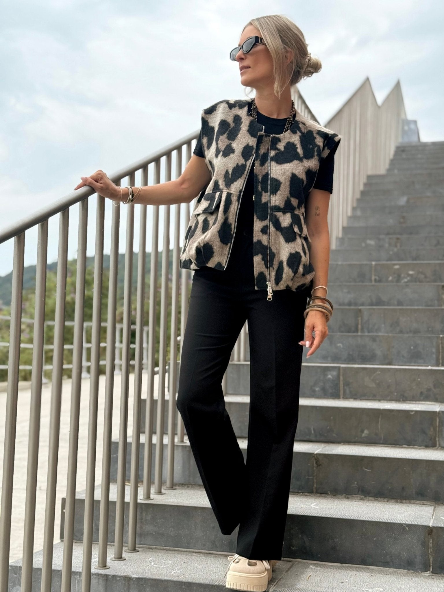 Le pantalon Gaelle noir