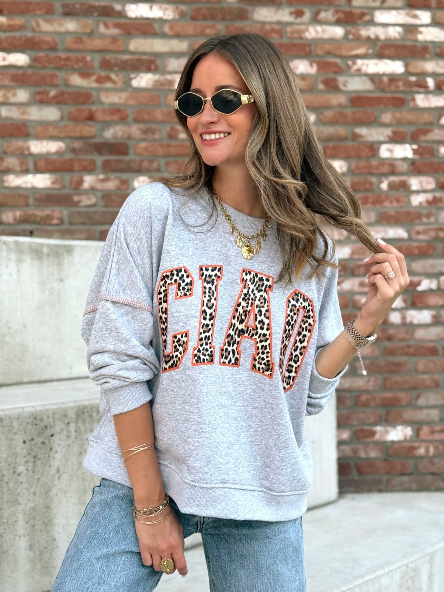 Le pull Fanny Gris